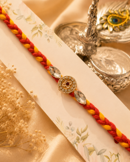 Royal Crystal Braided Rakhi