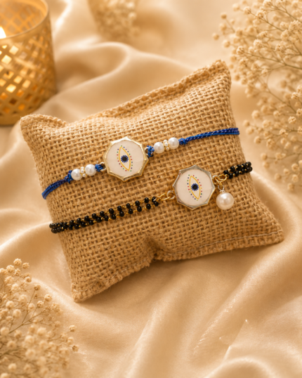 Premium Evil Eye Protection Rakhi Set